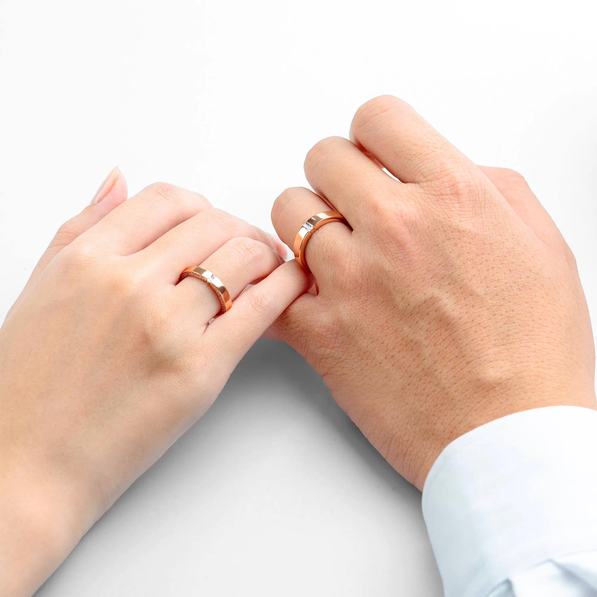 Cặp nhẫn cưới hiện đại NCC2015 6