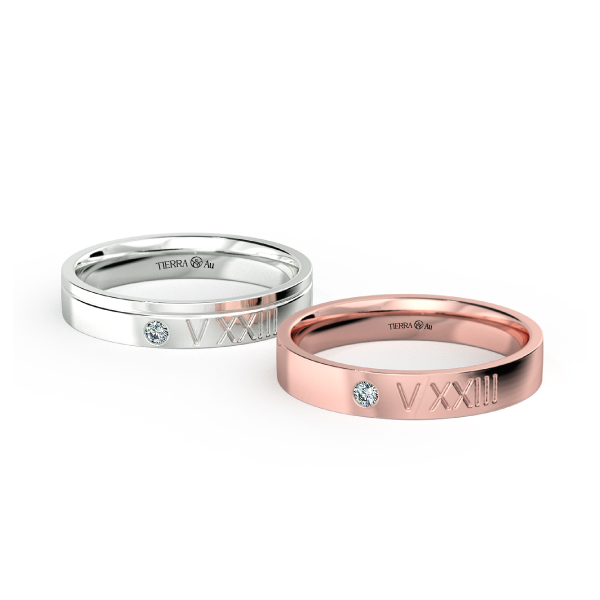 Men's Modern Wedding Ring NCM2036 3