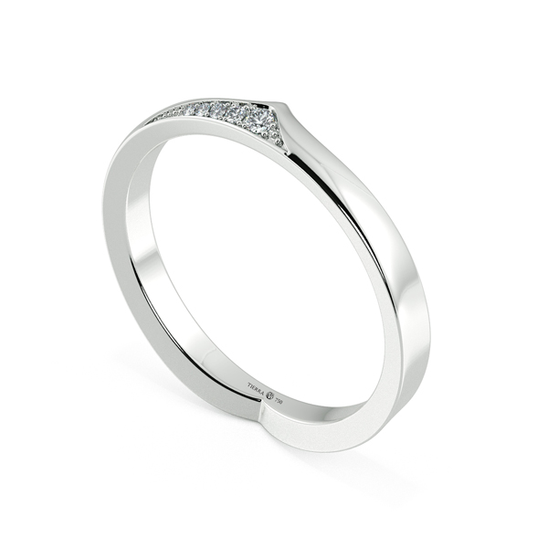 Women's Modern Wedding Ring NCF2037 2