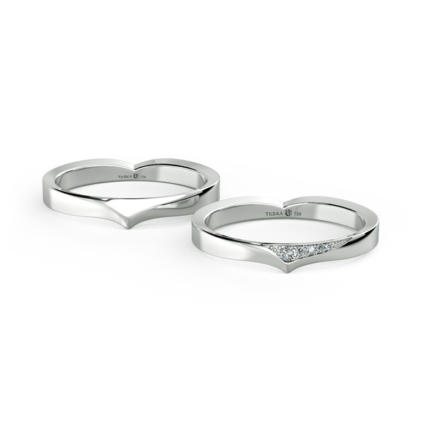 Women's Modern Wedding Ring NCF2037 3