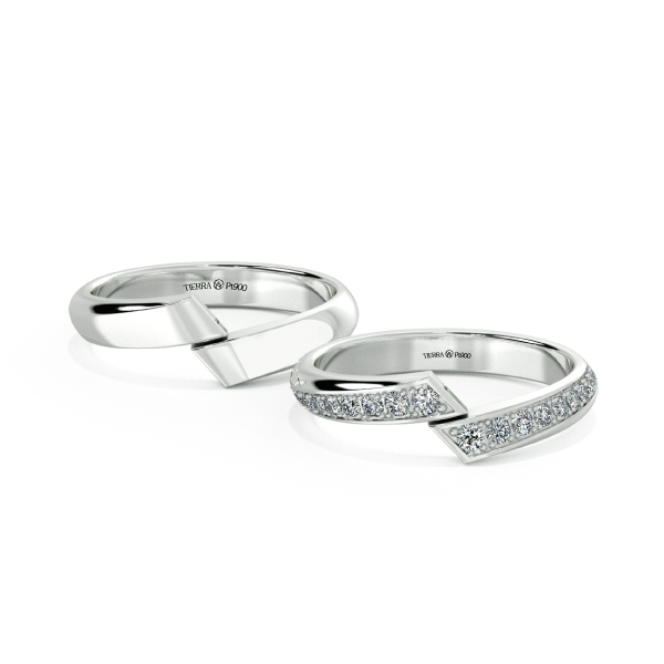 Cặp nhẫn cưới hiện đại NCC2038 1