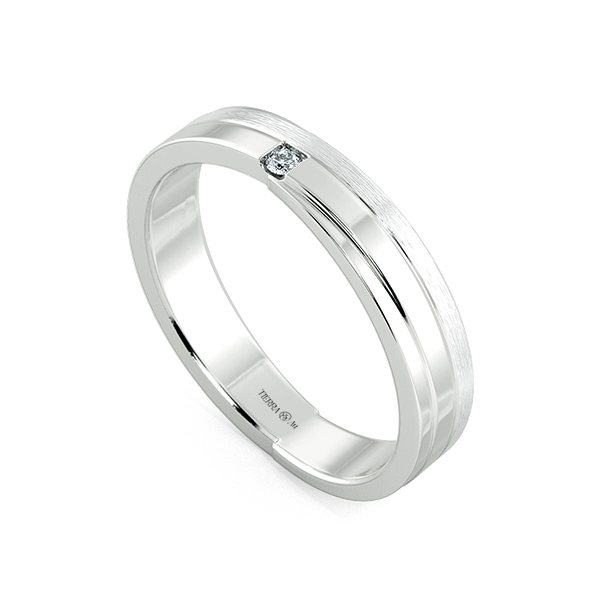 Men's Modern Wedding Ring NCM2039 2