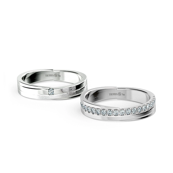 Women's Modern Wedding Ring NCF2039 3