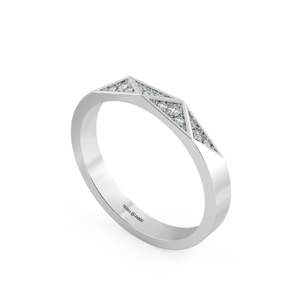 Women's Modern Wedding Ring NCF2041 2