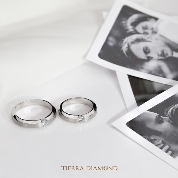 Cặp nhẫn cưới kim cương NCC3001 6