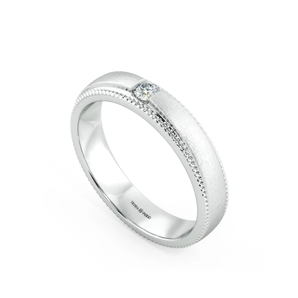 Nhẫn cưới nữ kim cương NCF3004 2