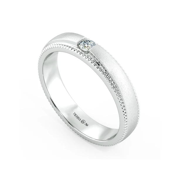 Nhẫn cưới nam kim cương NCM3004 2