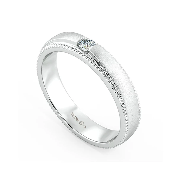 Nhẫn cưới nam kim cương NCM3004 2