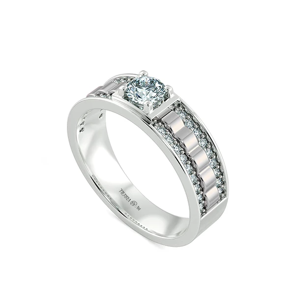 Cặp nhẫn cưới kim cương NCC3005 4