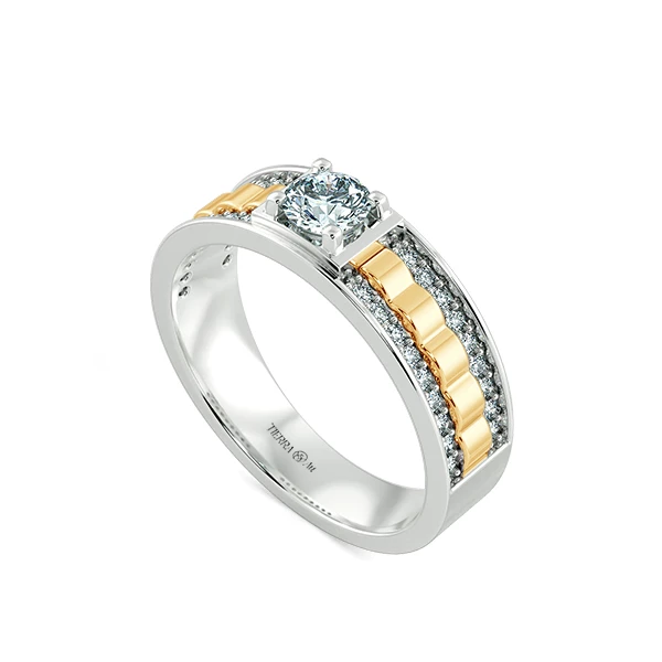 Cặp nhẫn cưới kim cương NCC3005 4