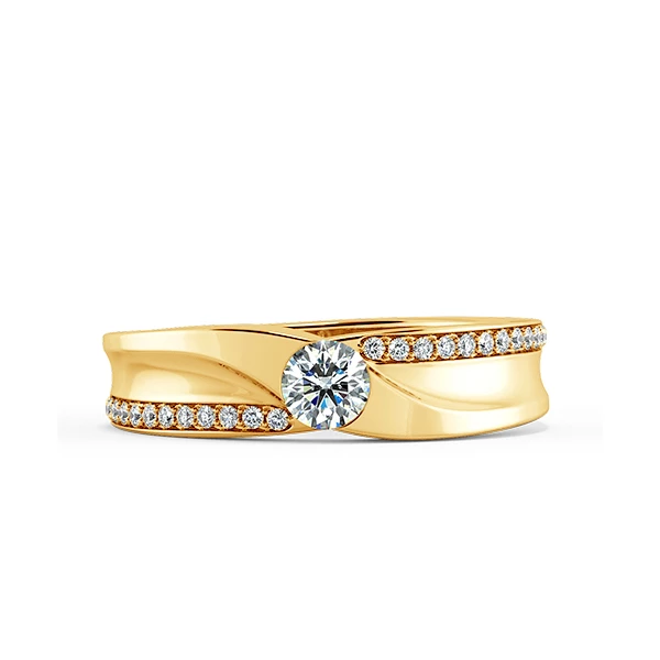 Cặp nhẫn cưới kim cương NCC3010 2