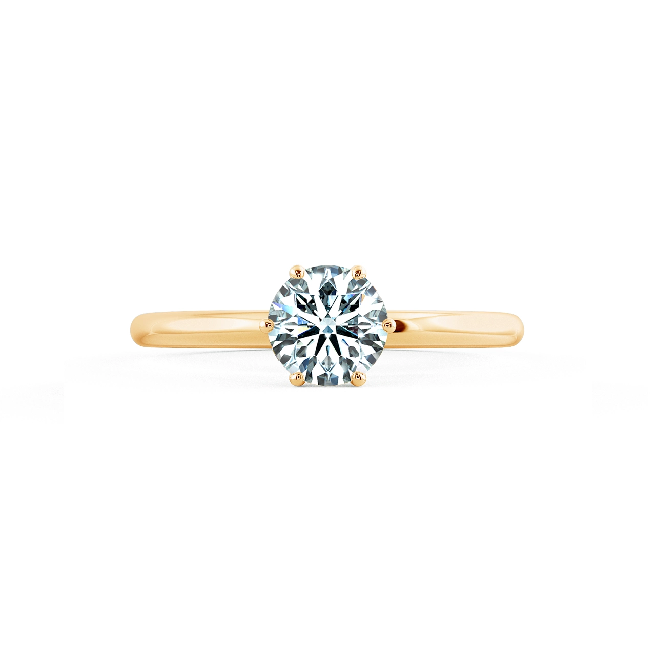 Four Prongs Solitaire Classic Engagement Ring NCH1101 2