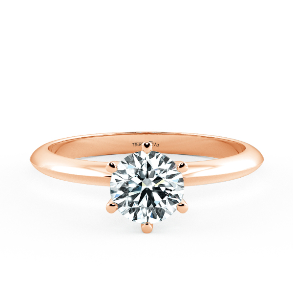 Six Prongs Solitaire Classic Engagement Ring NCH1102 1