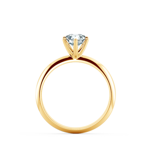 Six Prongs Solitaire Classic Engagement Ring NCH1102 5