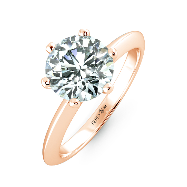 Nhẫn cầu hôn kim cương Tiffany 6 chấu NCH1105 3