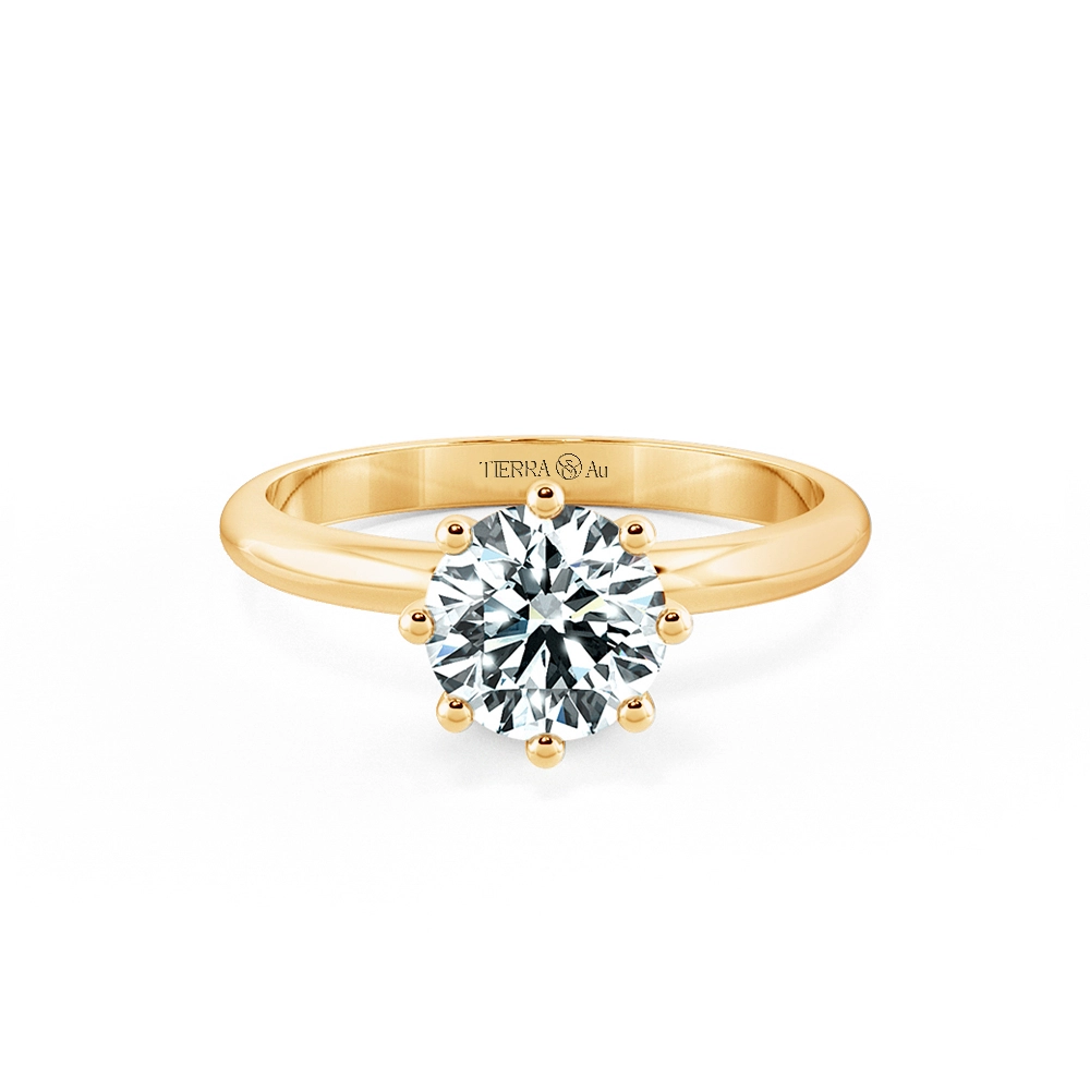 Solitaire Engagement Ring with Tag NCH1301 1