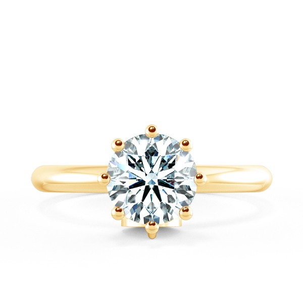 Nhẫn cầu hôn kim cương Solitaire có vòng tag NCH1301 2