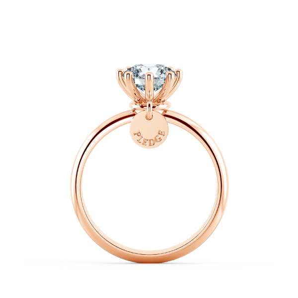 Solitaire Engagement Ring with Tag NCH1301 5
