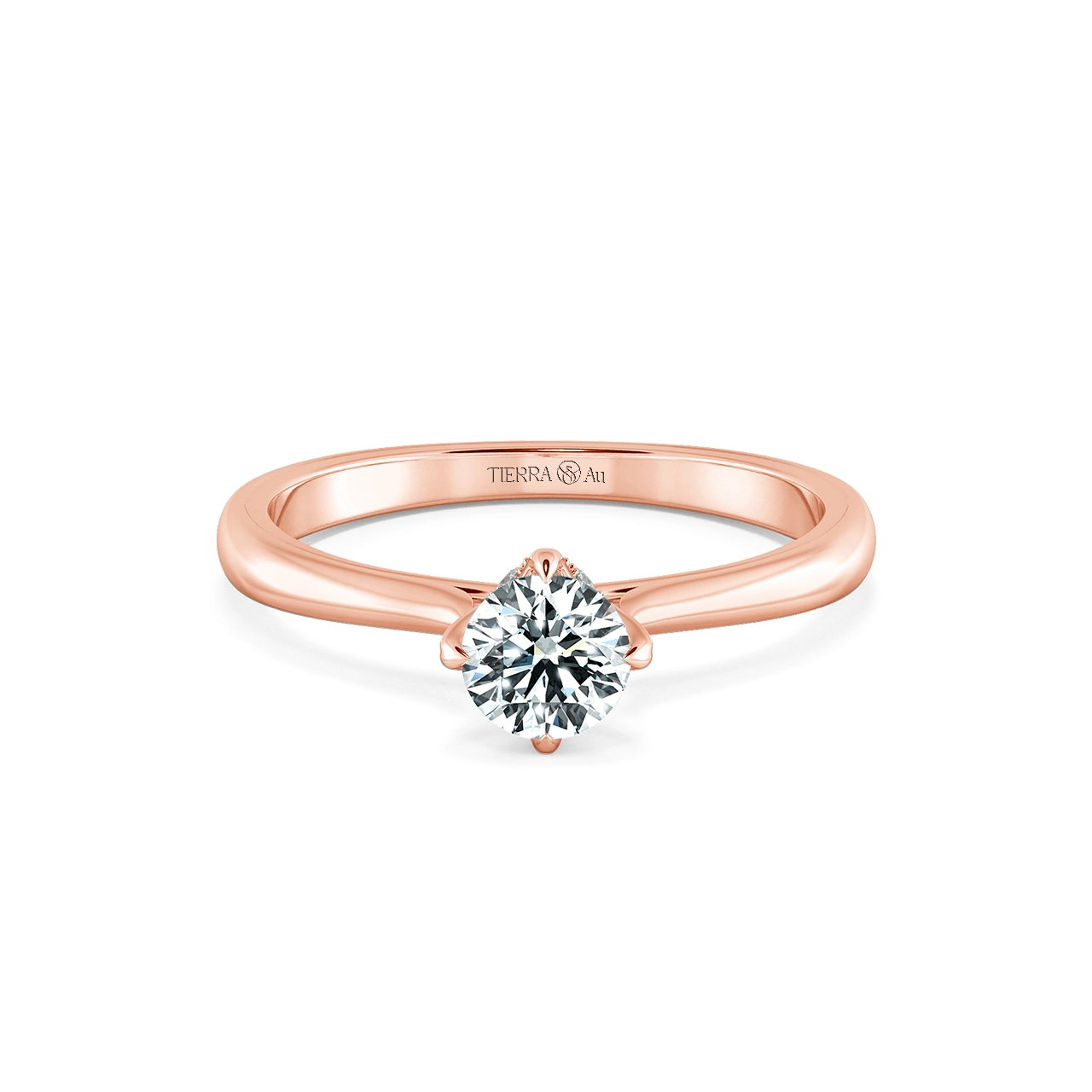 Nhẫn đính hôn Kim cương Solitaire Tiny Bouquet NCH1310 1