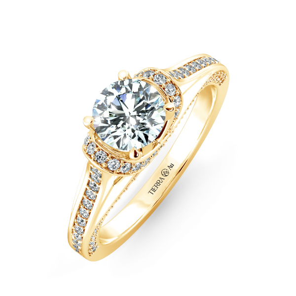 Trellis Engagement Ring with Stylized NCH1408 3