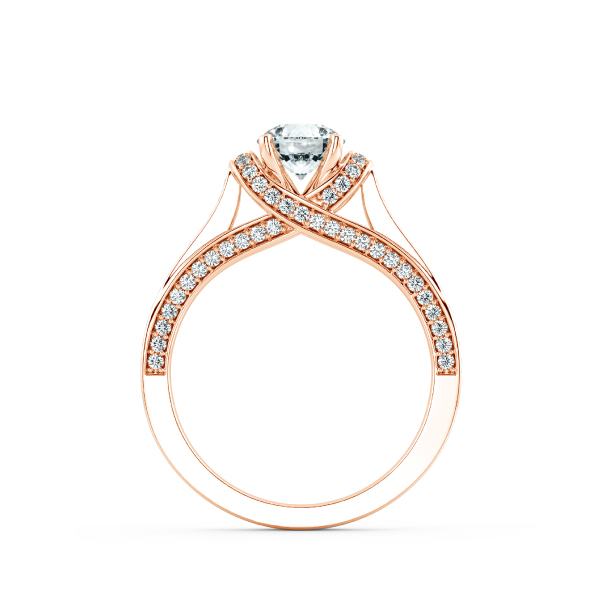 Trellis Engagement Ring with Stylized NCH1408 5