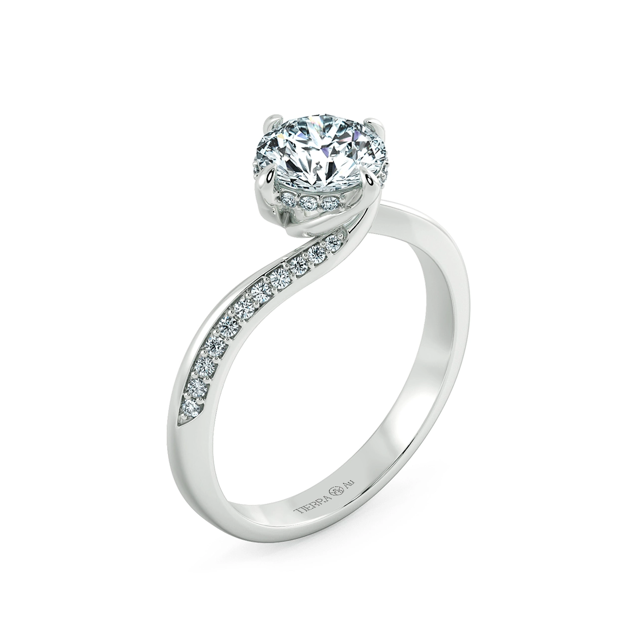 Nhẫn đính hôn kim cương Trellis Celia NCH1414 4