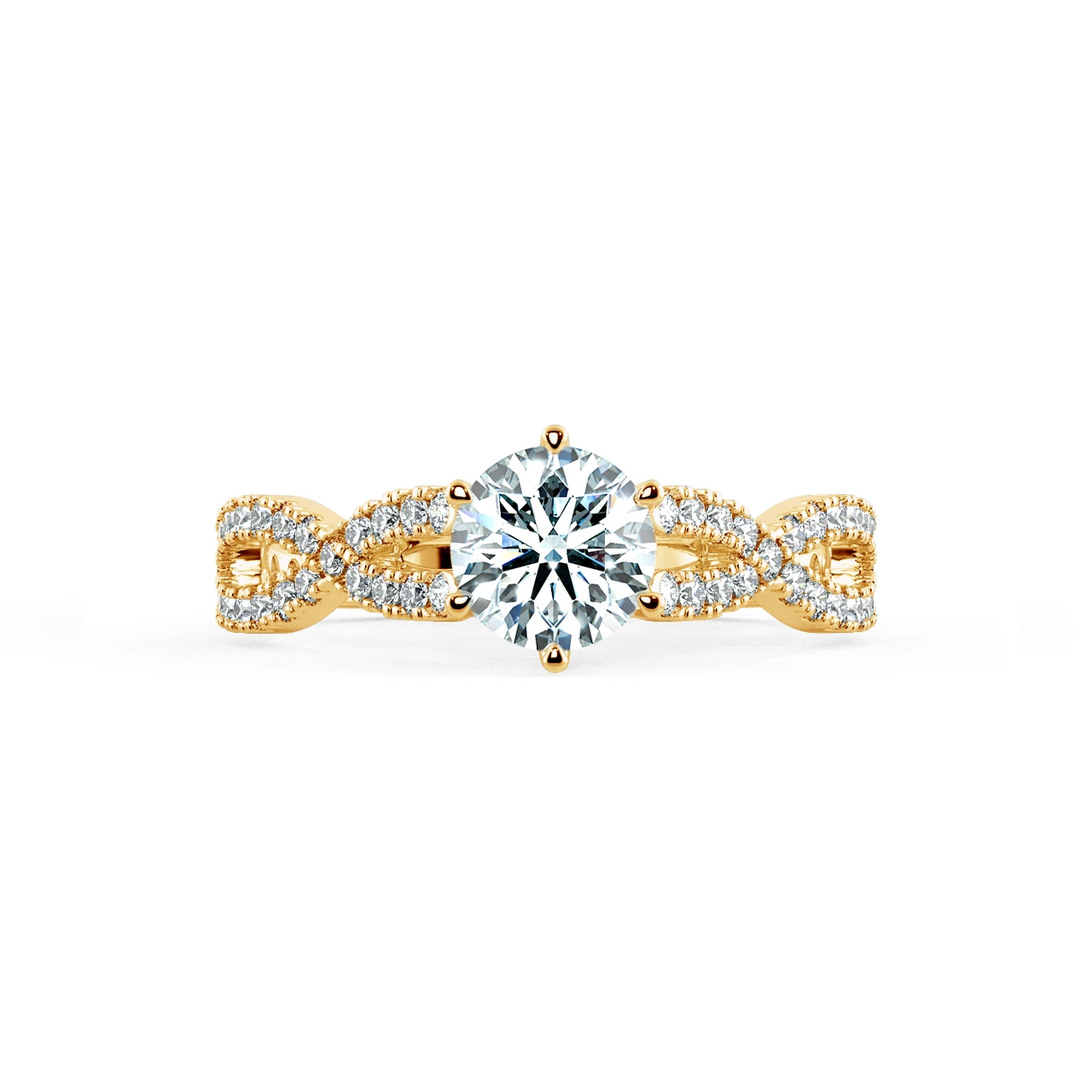 Twiss Engagement Ring with Double Eternity Band NCH1702 2