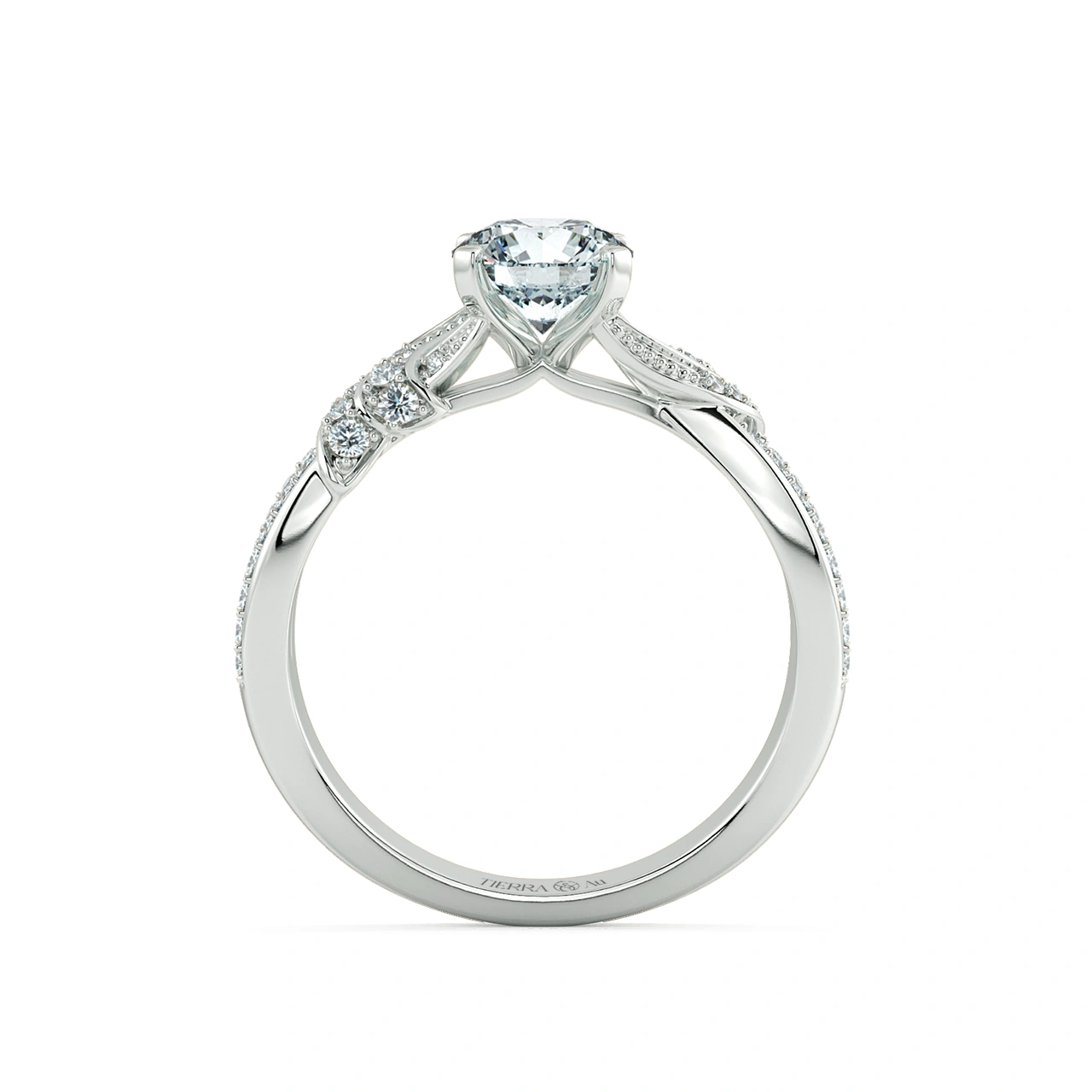 Nhẫn đính hôn kim cương Twist Adrianne NCH1721 5
