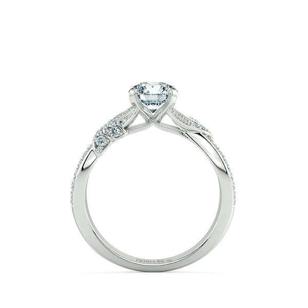 Nhẫn đính hôn kim cương Twist Adrianne NCH1721 5