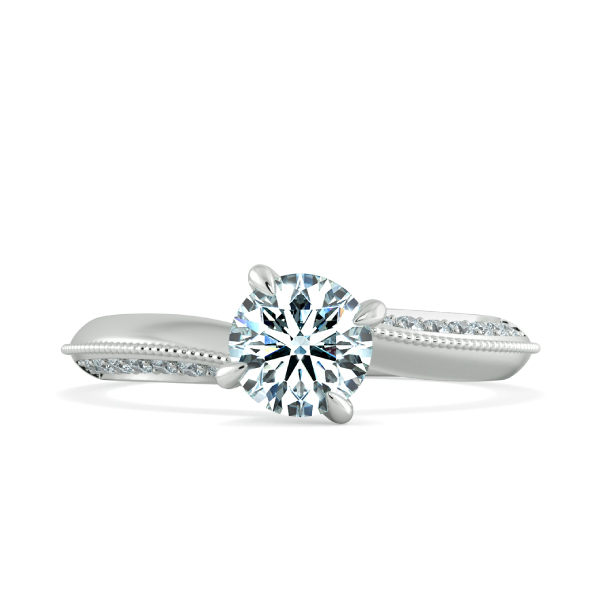 Nhẫn đính hôn kim cương Twist Olivia NCH1723 2
