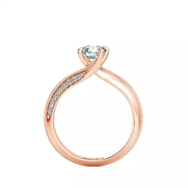 Nhẫn đính hôn kim cương Twist Olivia NCH1723 5