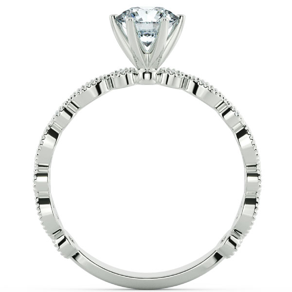 Solitaire Engagement Ring with Eternity Band NCH1801 5