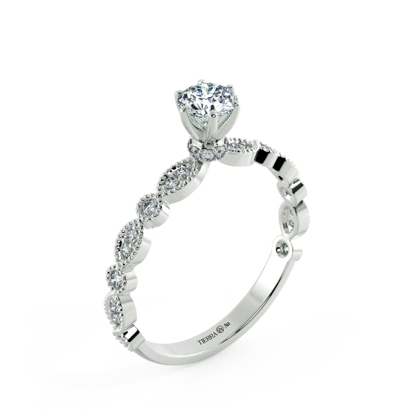 Solitaire Engagement Ring with Eternity Band NCH1802 4
