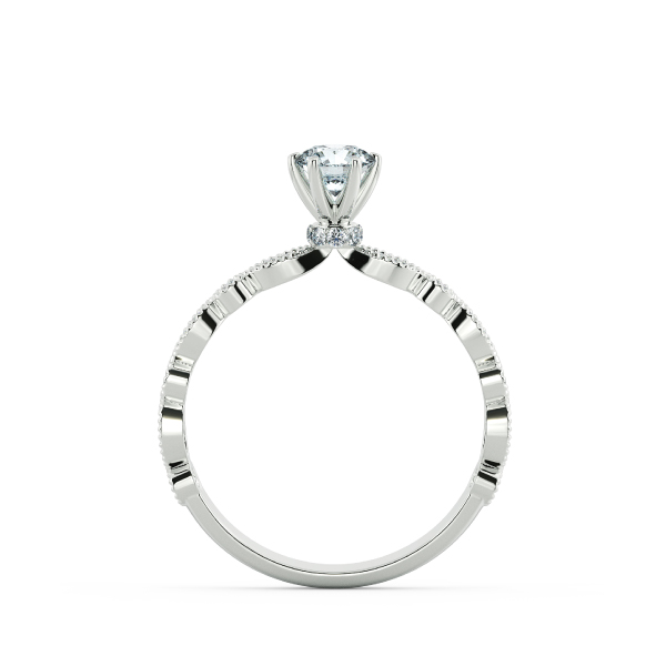 Solitaire Engagement Ring with Eternity Band NCH1802 5