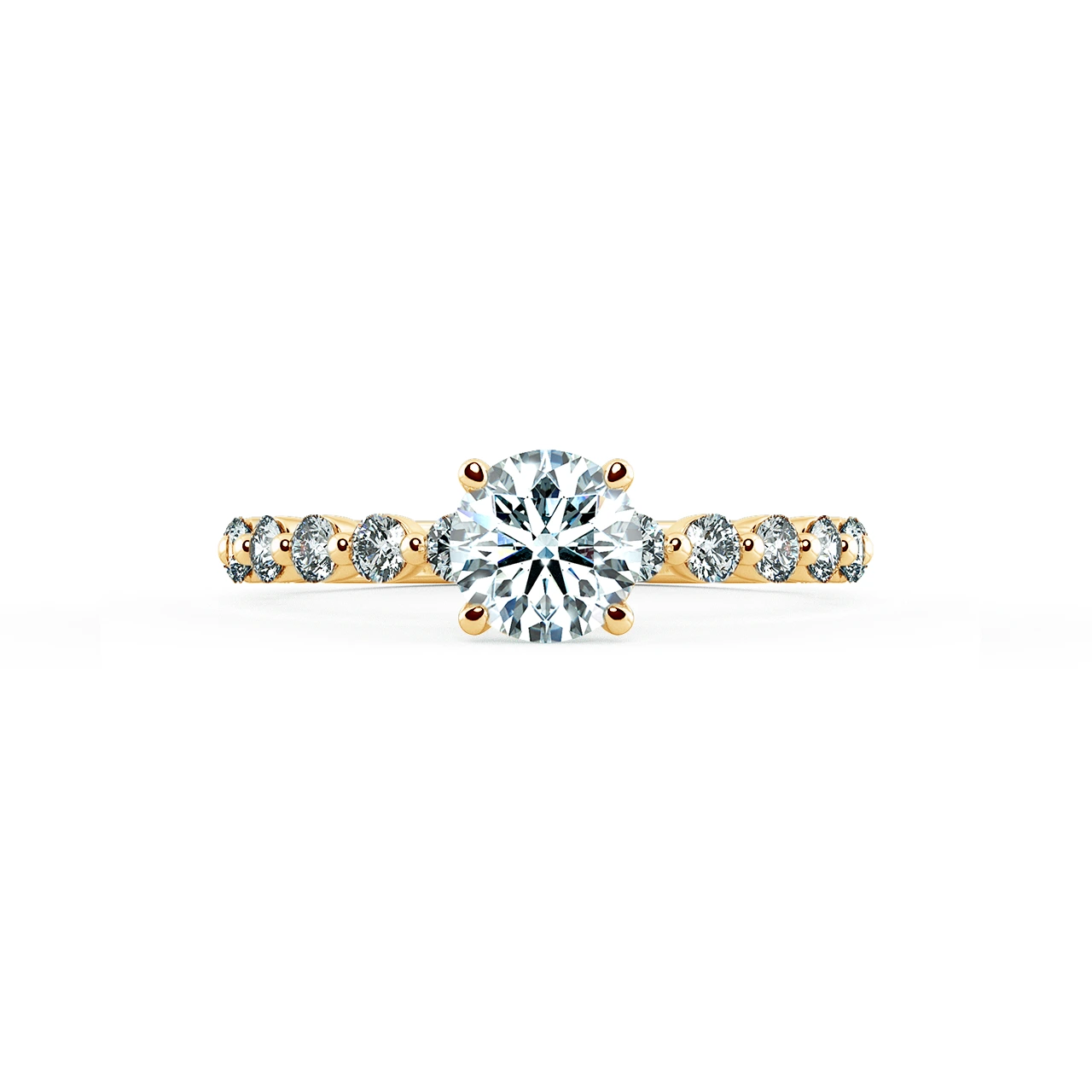 Solitaire Engagement Ring with Eternity Band NCH1804 2