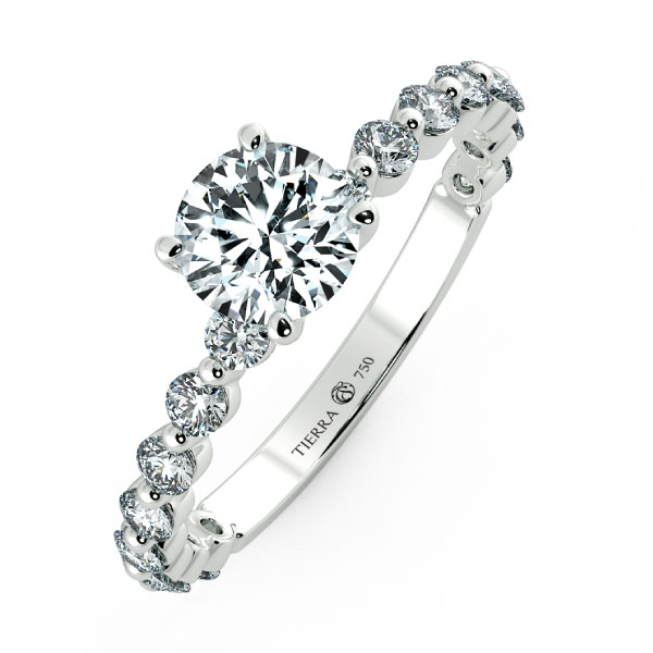 Solitaire Engagement Ring with Eternity Band NCH1804 3