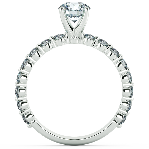 Solitaire Engagement Ring with Eternity Band NCH1804 5