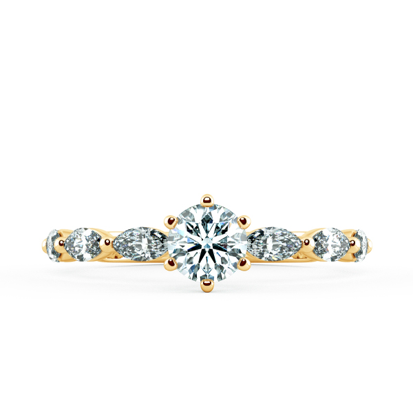 Solitaire Engagement Ring with Eternity Band NCH1805 2