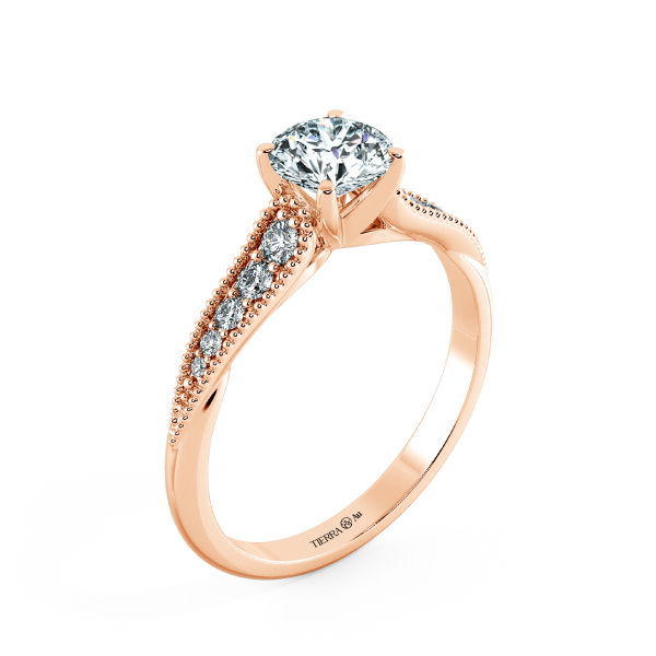 Solitaire Engagement Ring with Eternity Band NCH1808 4