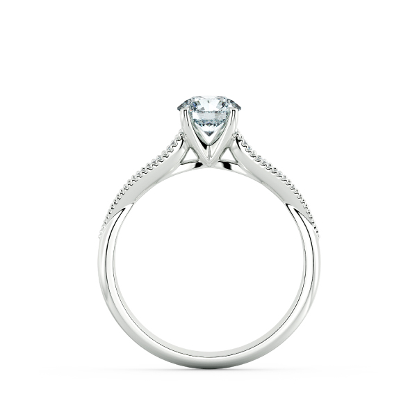 Solitaire Engagement Ring with Eternity Band NCH1808 5