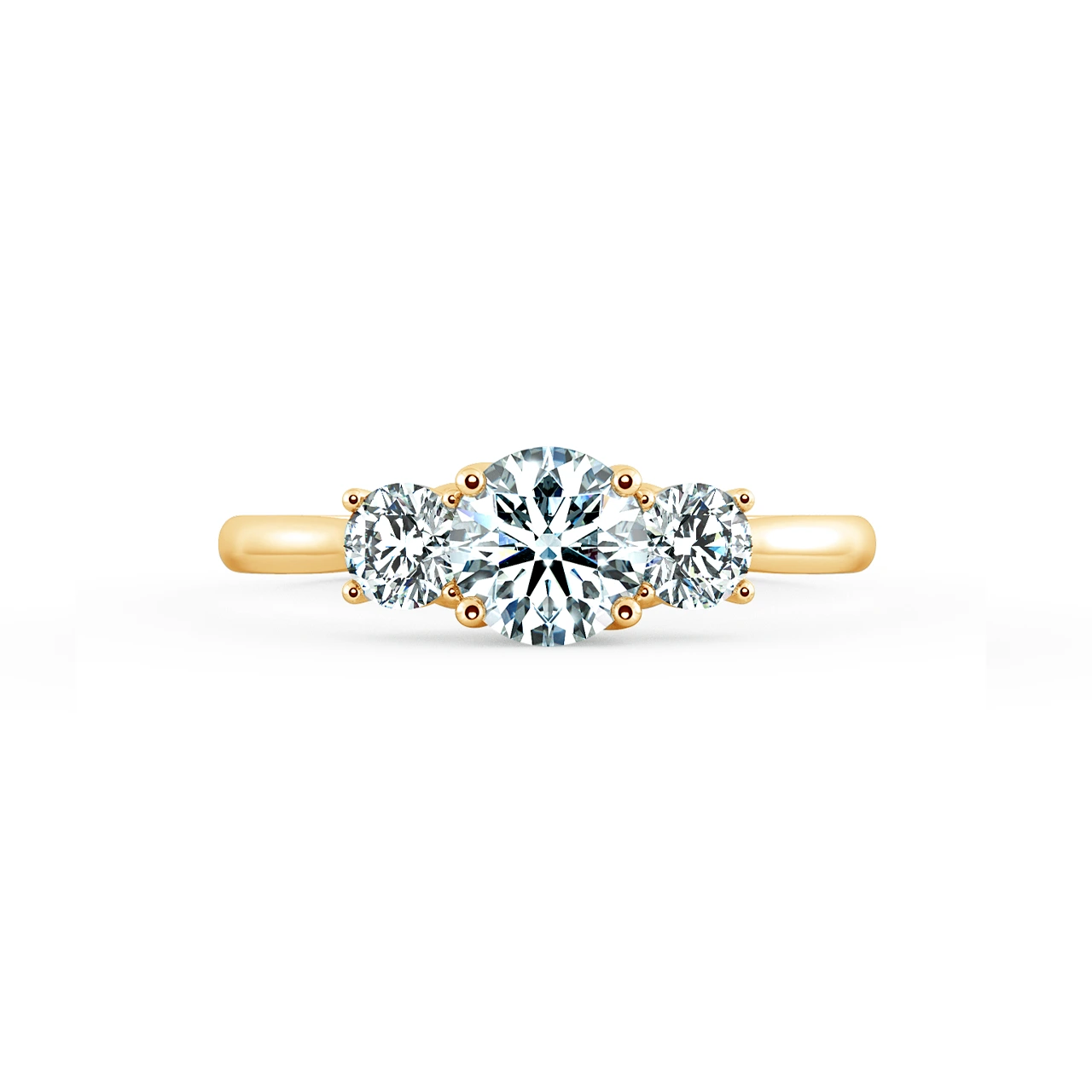 Threestone Classic Engagement Ring NCH3101 2