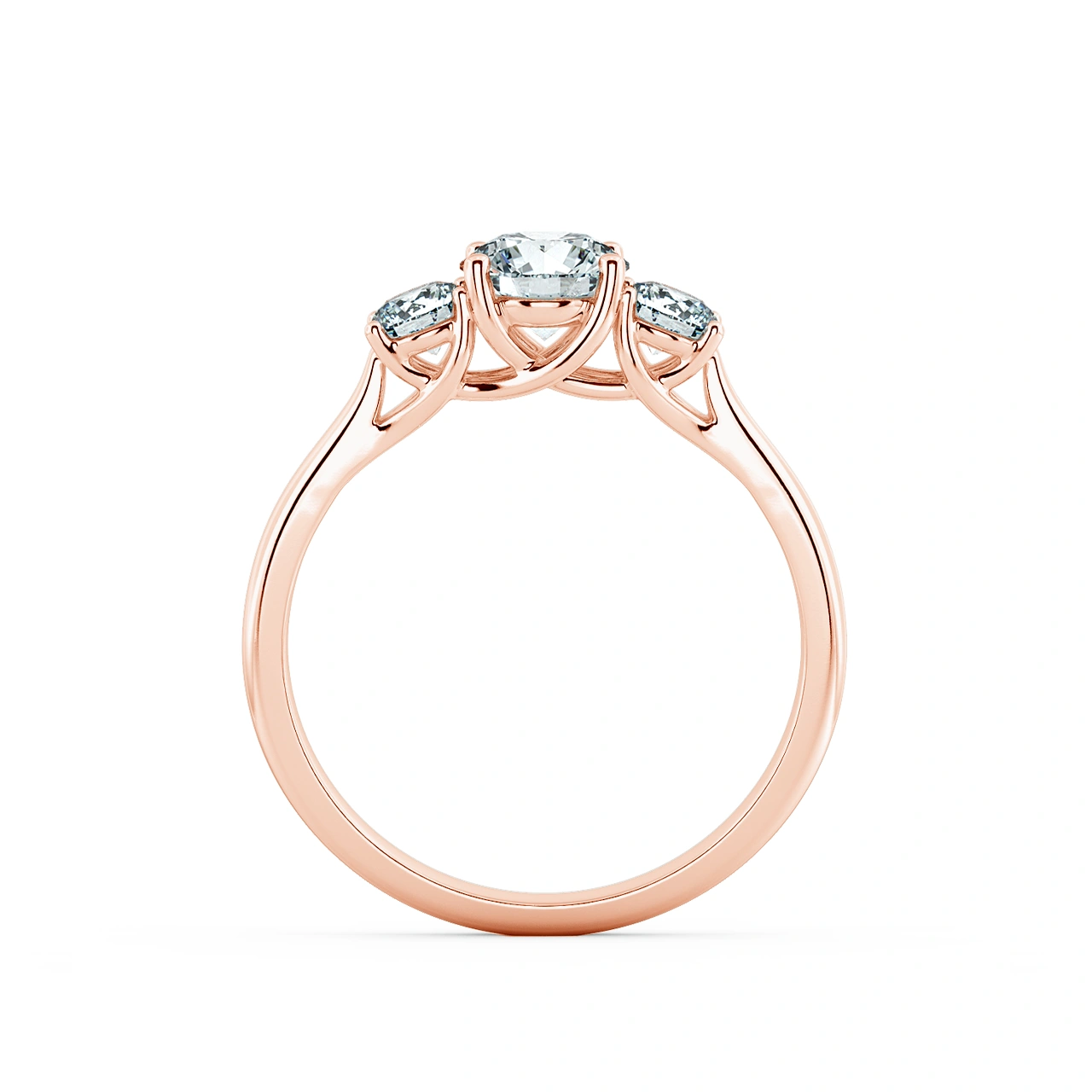 Threestone Classic Engagement Ring NCH3101 5