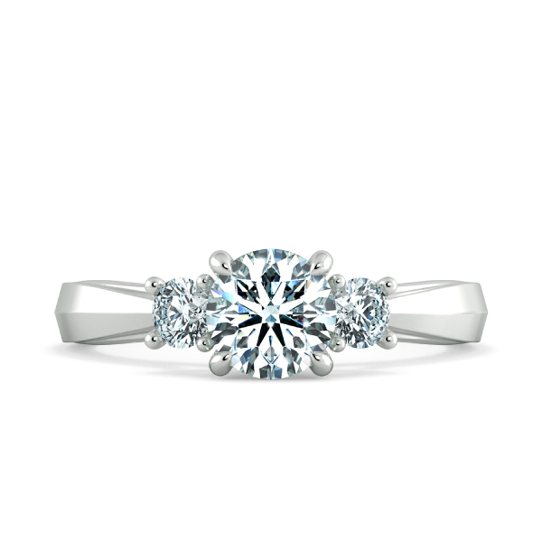 Nhẫn đính hôn kim cương Threestone Dulcia NCH3208 2