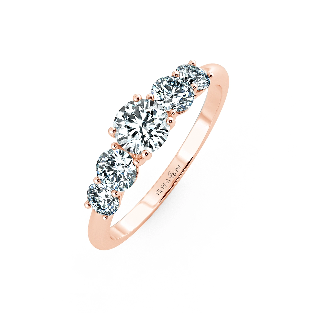 Fivestones Engagement Ring with Trellis st<x>yle NCH3302 3