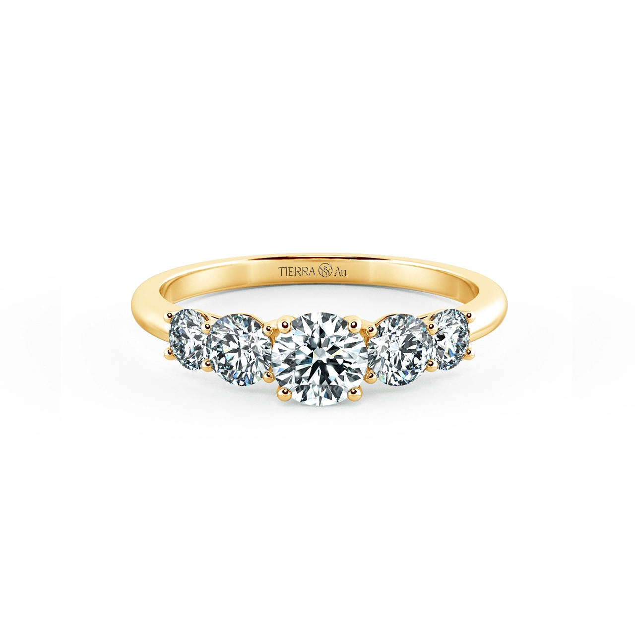 Fivestones Engagement Ring with Trellis st<x>yle NCH3302 1