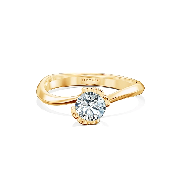 Nhẫn đính hôn Kim cương Bridal Gown Delicate Petal NCH5301 1