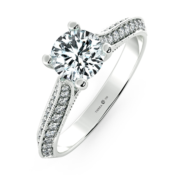 Nhẫn kim cương Royal design NKC9905 3