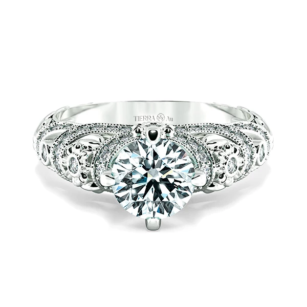 Nhẫn kim cương Royal design NKC9908 1