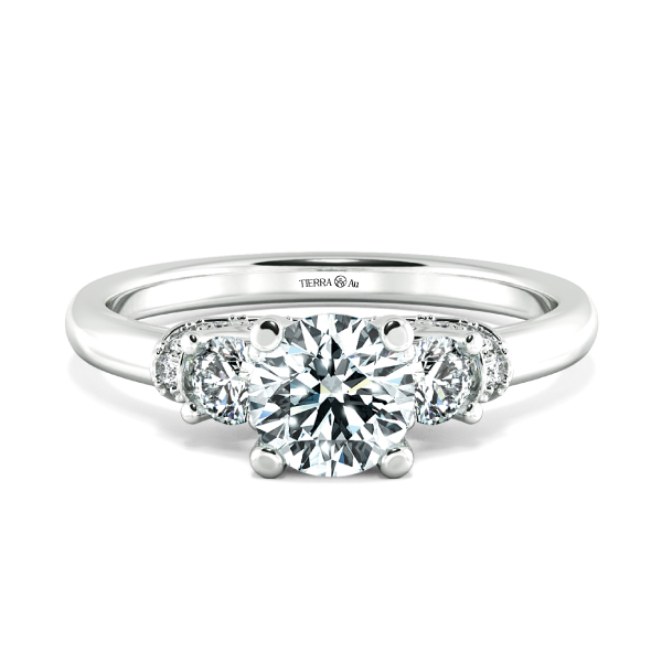 Nhẫn cầu hôn kim cương Royal design NCH9909 1
