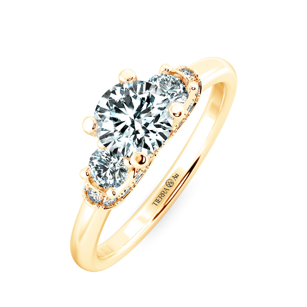 Nhẫn cầu hôn kim cương Royal design NCH9909 3